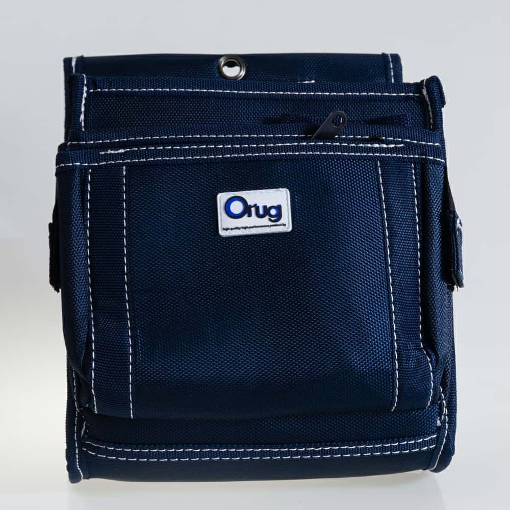 OA-38NB チャック付腰袋 ネイビー オルグ(Orug) | 道具屋オンライン
