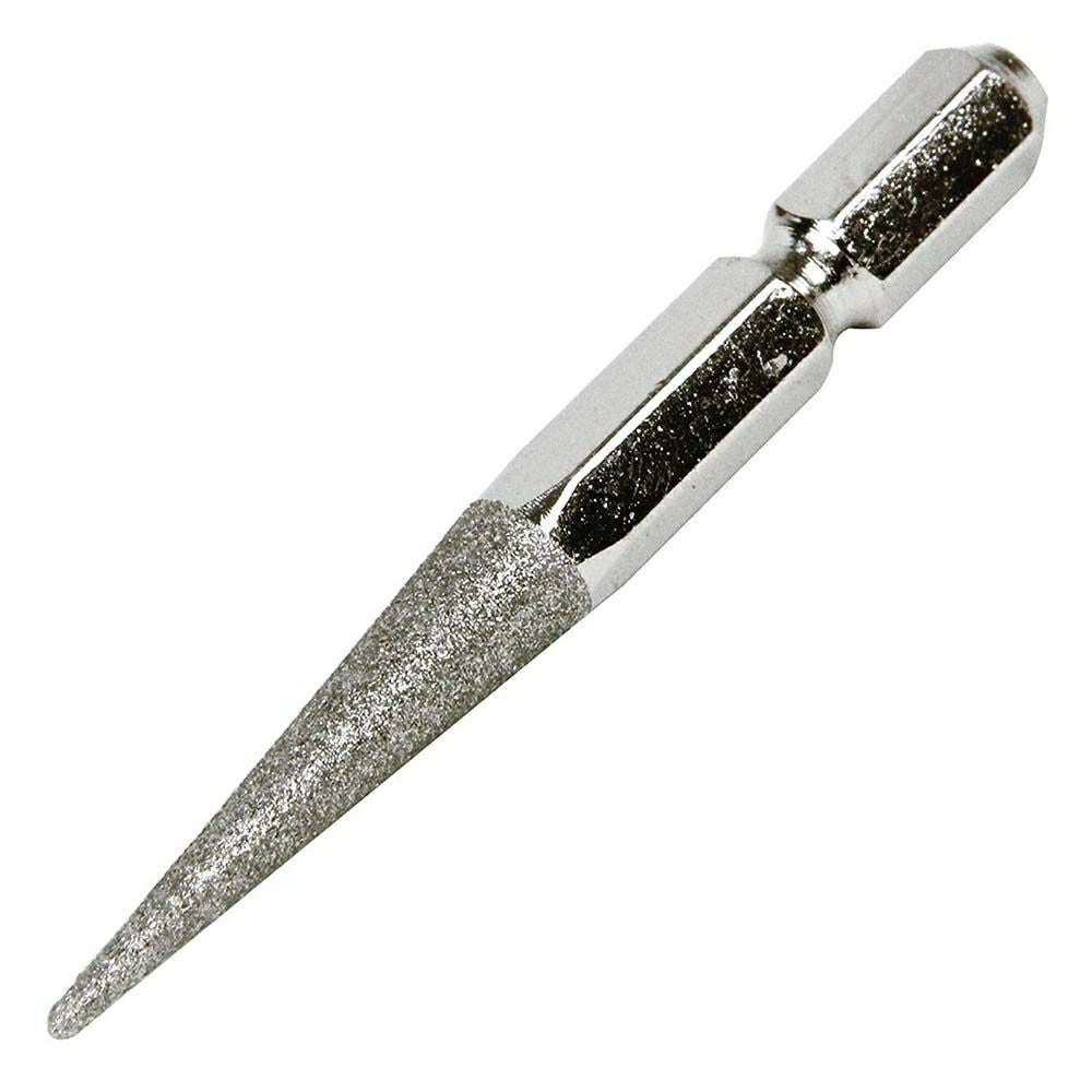 DIA-6HEX 六角軸 ダイヤモンドバー #100 トンガリ型 10Φ×20mm SK11
