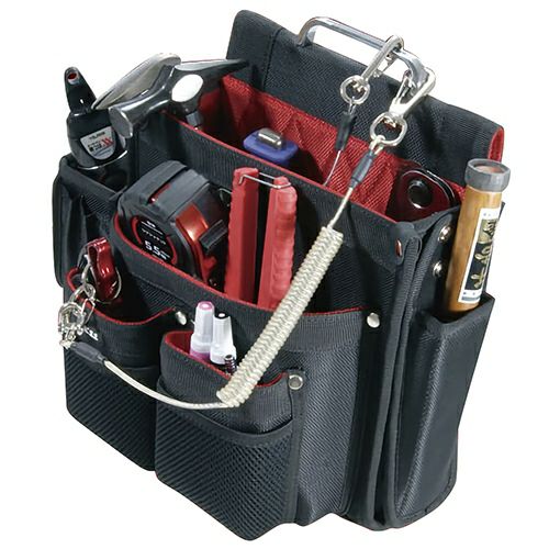 SC-10 仮枠大工腰袋 ブラック SK11(藤原産業) | 道具屋オンライン