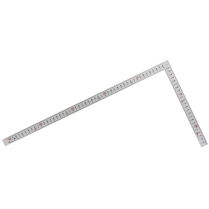 13005 直尺 シルバー 15cm 赤数字入 JIS シンワ測定 ☆ | 道具屋オンライン