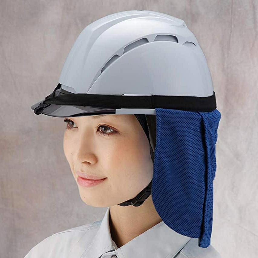 7184 ヘルメット取付式 アクア防暑タレ トーヨーセフティー | 道具屋