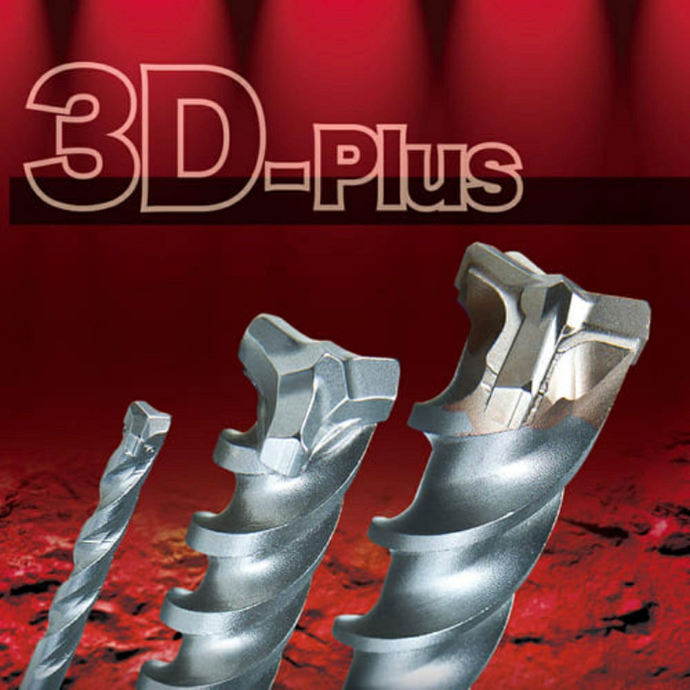 3Dプラス超硬ドリル SDSプラスシャンク 5本入 マキタ ☆ | 道具屋