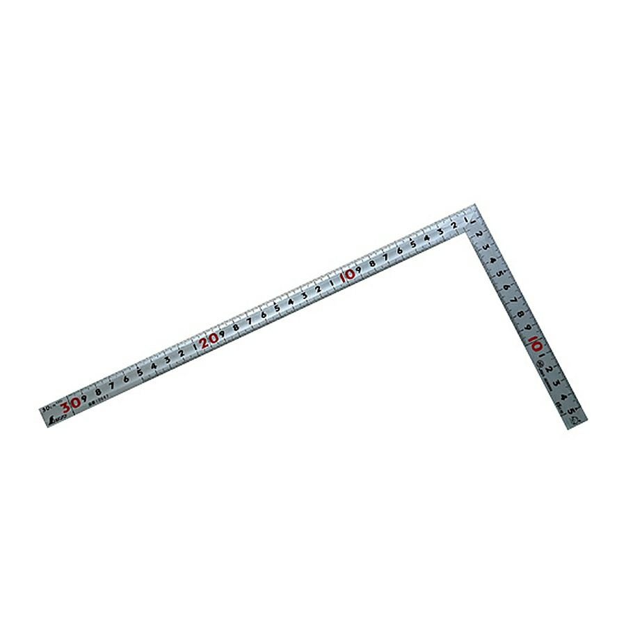 その他 maaaicooo 10647 曲尺同厚 シルバー 30cm 表裏同目 名作 JIS シンワ測定