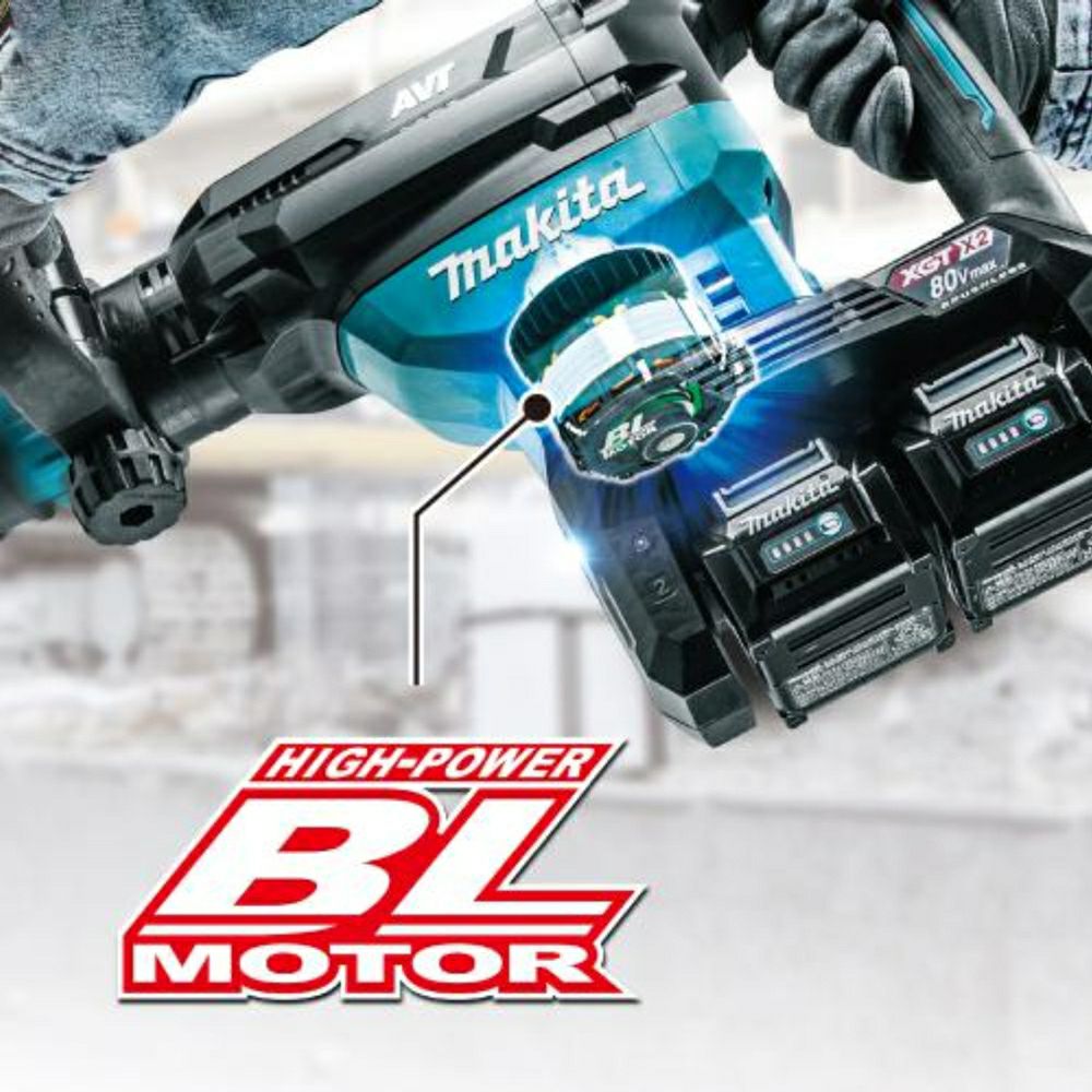 マキタ 40v充電式ハンマ　HM 002GZK 未使用   　 マキタ HM002GZK 充電式ハンマ 【無線連動対応】 (40V+40V対応/本体