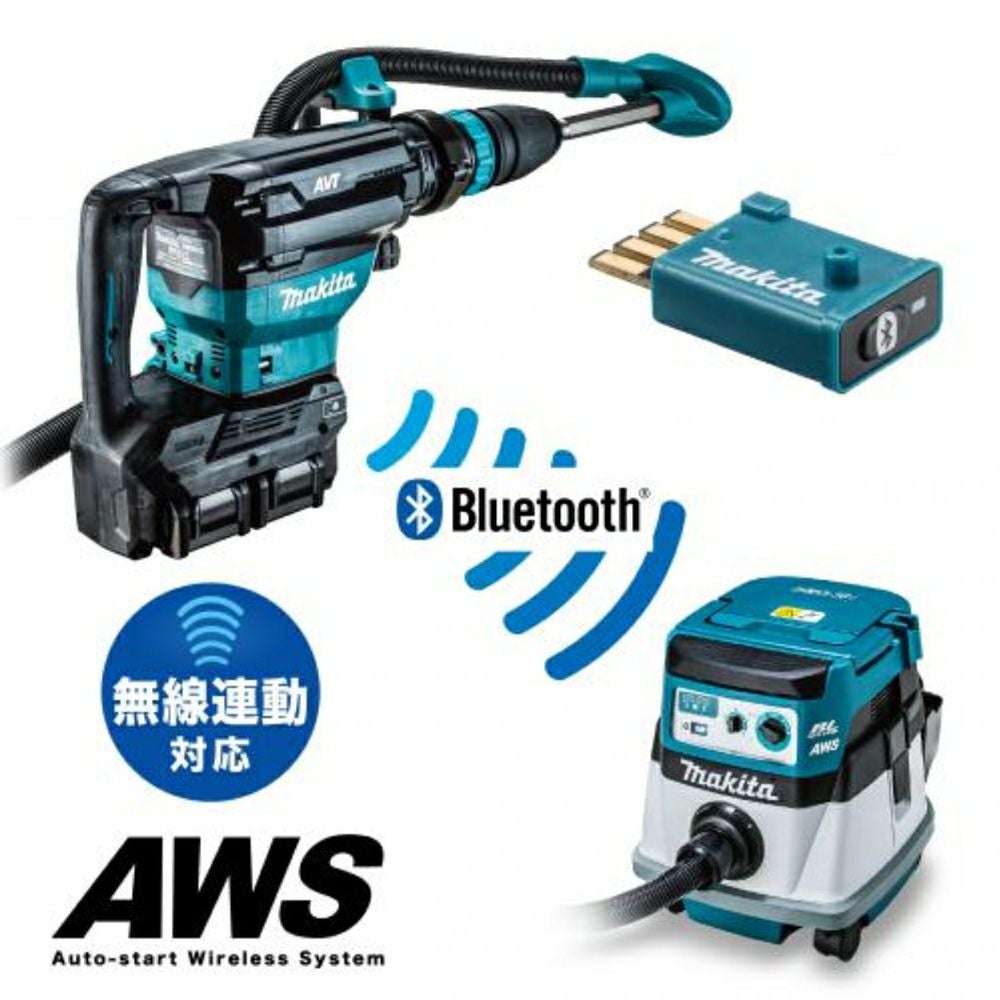マキタ 40v充電式ハンマ　HM 002GZK 未使用   　 マキタ HM002GZK 充電式ハンマ 【無線連動対応】 (40V+40V対応/本体