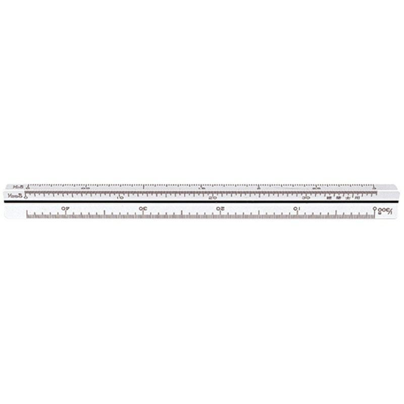 大和田商品 74961 三角スケール B-15 15cm 建築士用 シンワ測定 ☆ | 道具屋オンライン