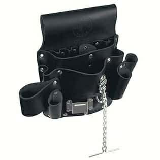 クライン 5178 牛革製腰袋 - 高耐久で機能的な工具収納 | 道具屋オンライン