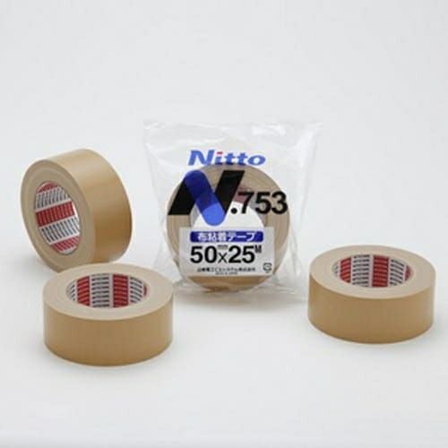 N753 布ガムテープ 50mmx25m ニットー | 道具屋オンライン