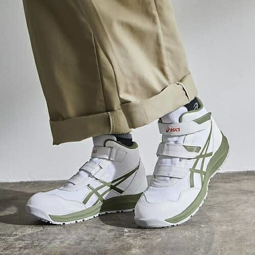 CP216 100 ホワイト/ライケングリーン ASICS(アシックス) | 道具屋