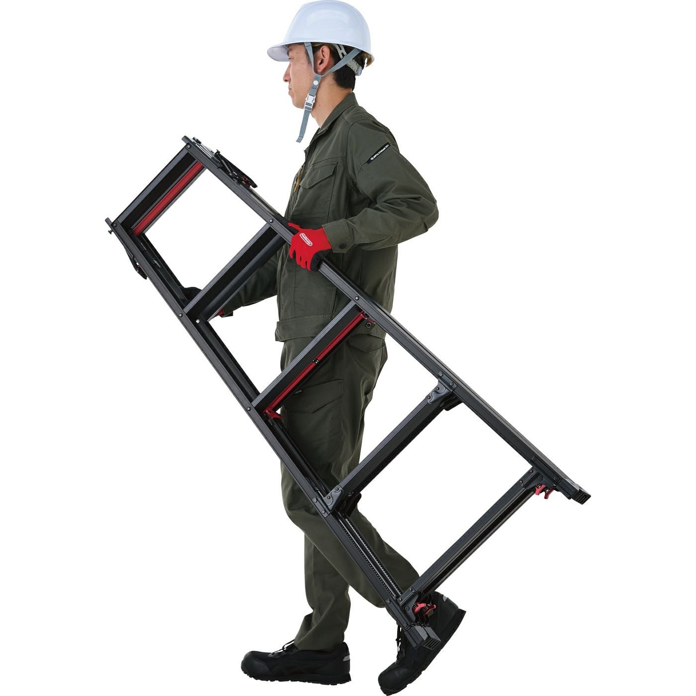 長谷川工業 RYRB はしご兼用伸縮脚立 シャガマンブラック | 道具屋