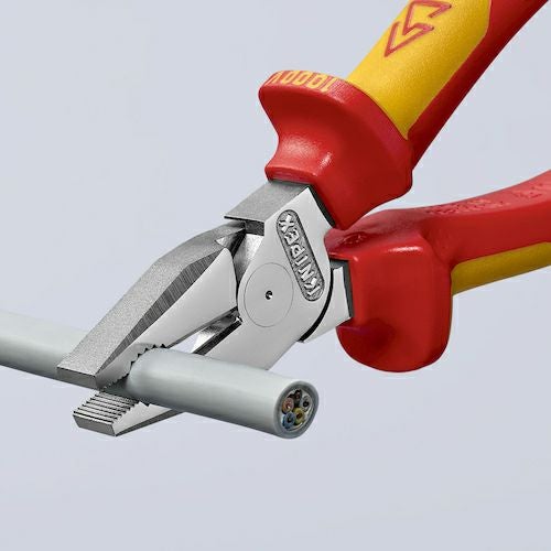 KNIPEX 1000V絶縁強力型ペンチ 225mm | 道具屋オンライン