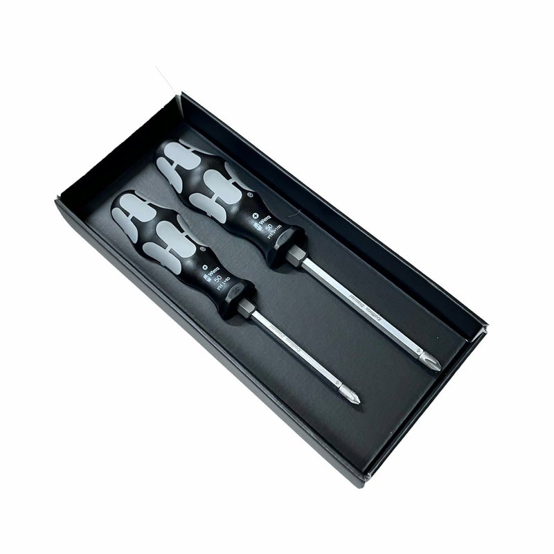 Weraダイヤモンドドライバー2本組 限定シャドウブラック