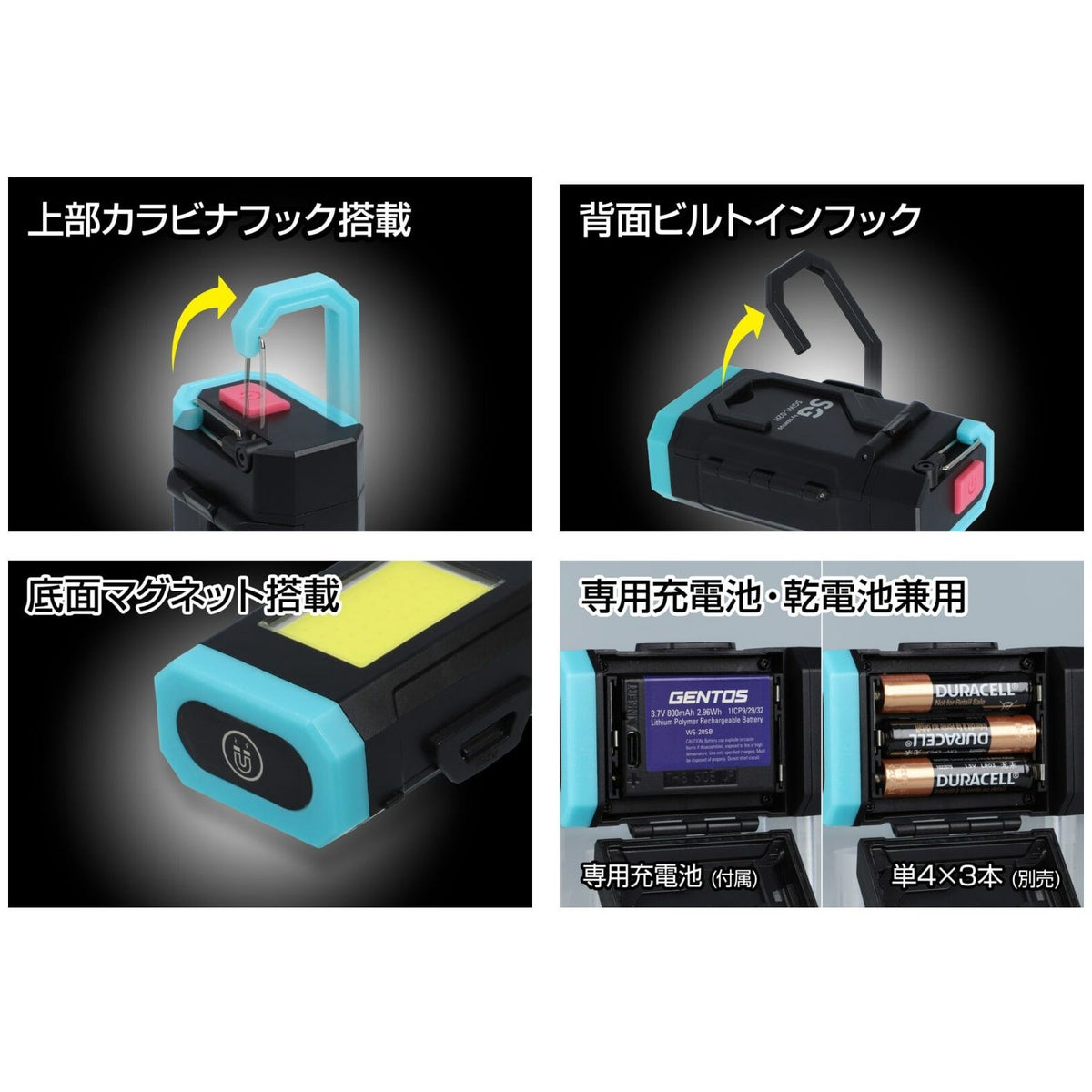 SGWL-02H LEDワークライト GENTOS