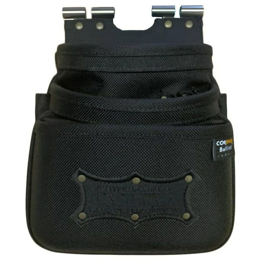 BAT-301DDXSP 前袋EVA型押/BA生地チェーン対応3段腰袋 KNICKS #