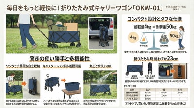 OKW-01 折りたたみキャリーワゴン Next's（ネクスツ）