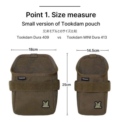 Dura413 ミニクイックドロップポーチ(TOOKDAM mini) デュラワークの画像