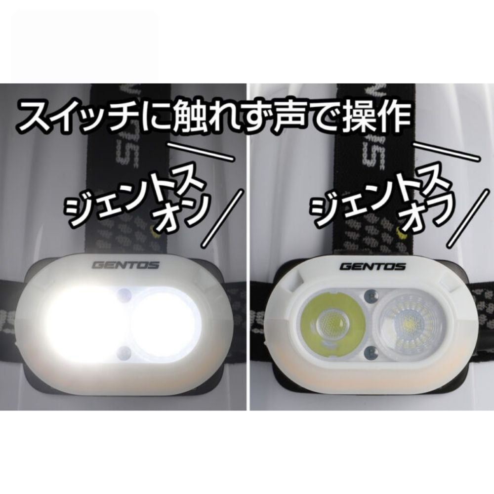 GD-V102H ボイスコントロール ヘッドライト GENTOS ジェントスの画像